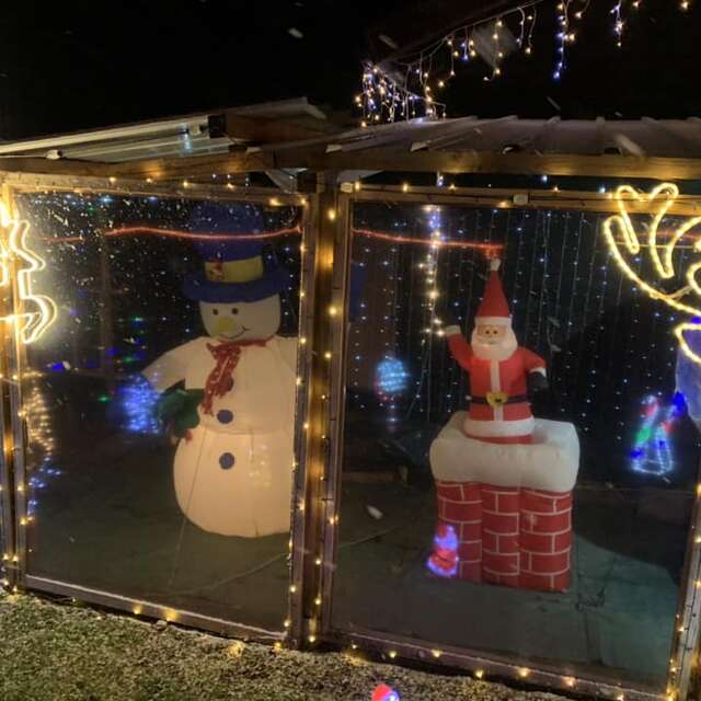 Maison avec son décor magique