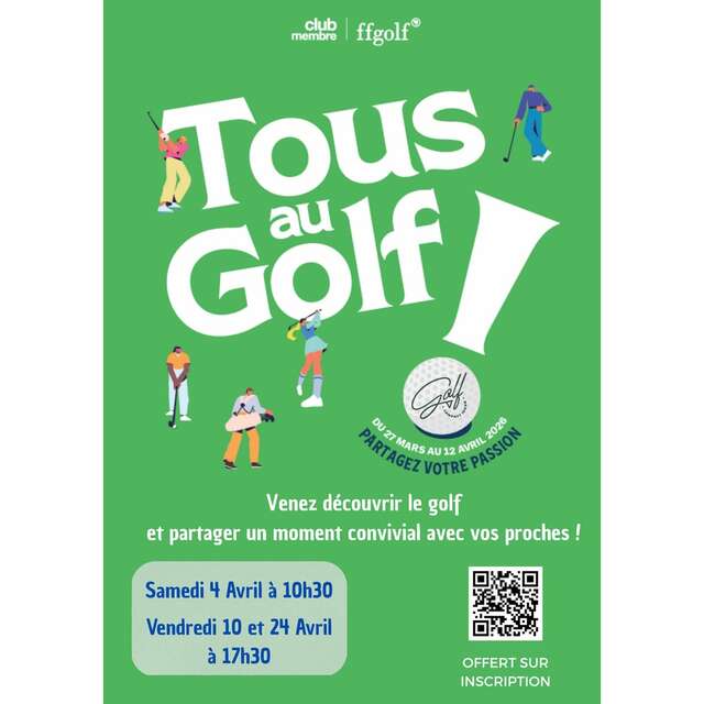 Tous au golf - initiations au golf gratuites