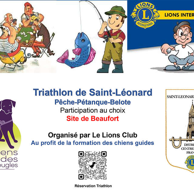 Triathlon de Saint-Léonard de Noblat du Lions Club