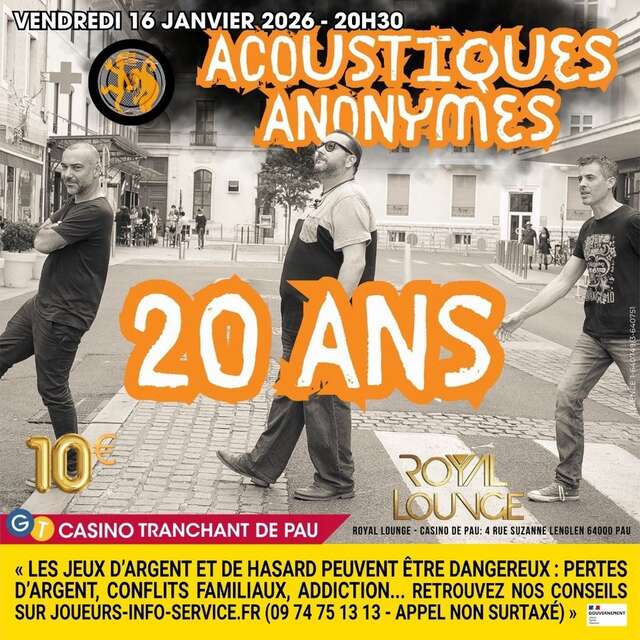 20 ans des "Acoustiques Anonymes"
