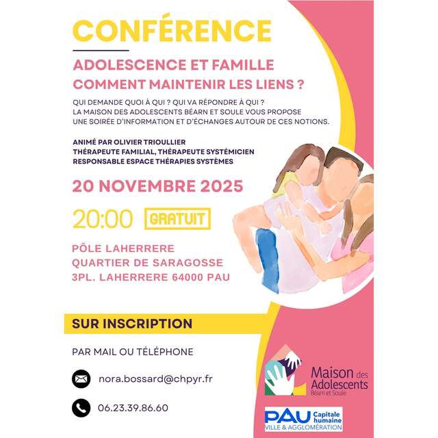 Conférence "adolescence et famille"