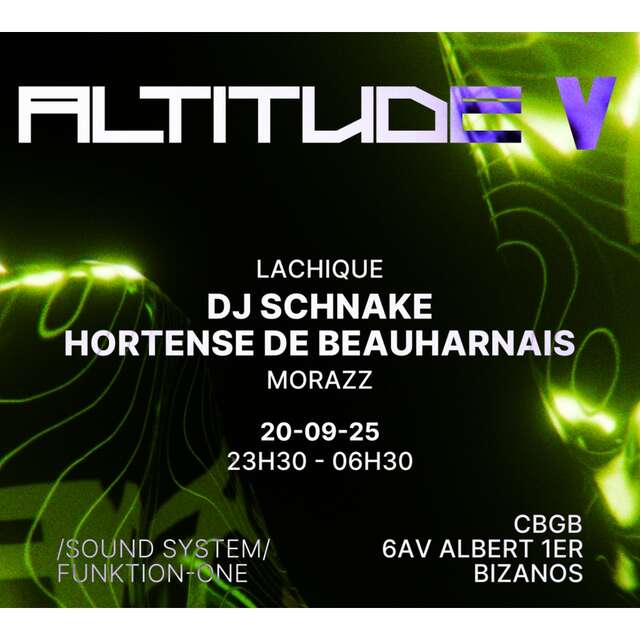 Soirée Altitude V