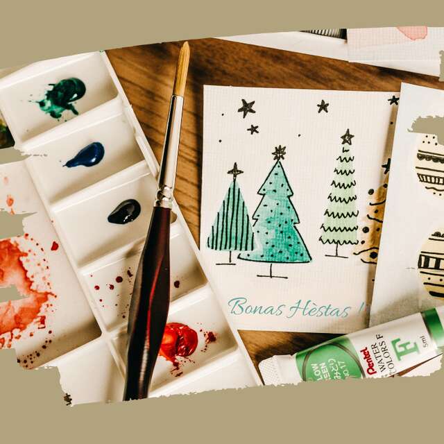 Atelier créatif cartes de voeux !