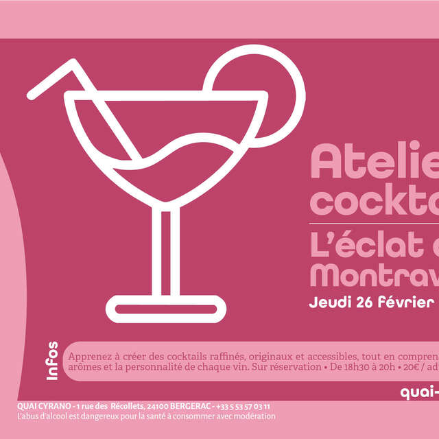 Atelier cocktail | L’éclat de Montravel