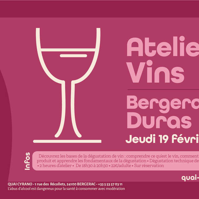 Atelier découverte | Vins Bergerac & Duras