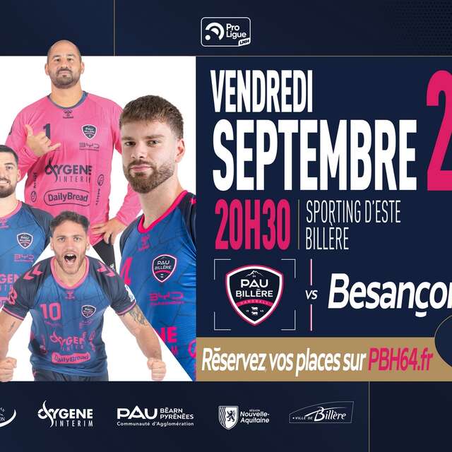 Handball:  Pau Billère Handball Vs Besançon