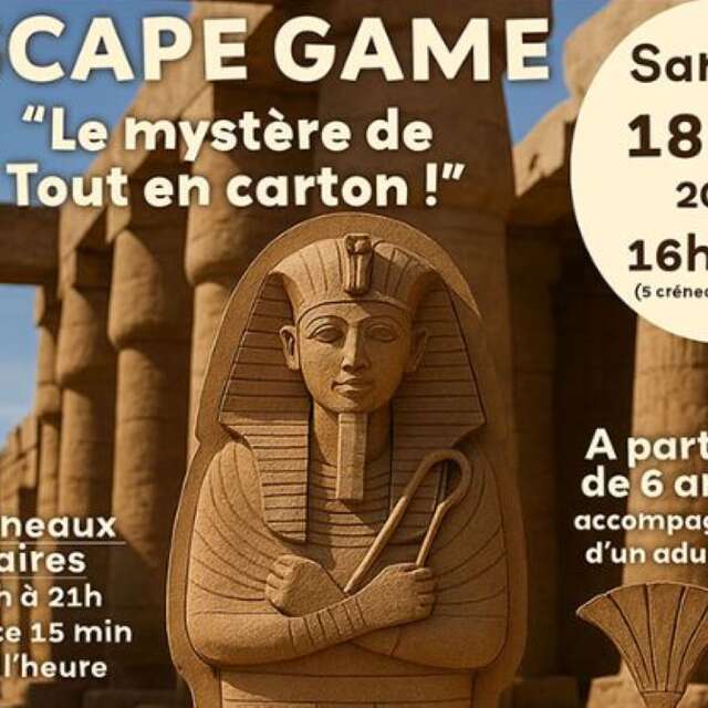 ESCAPE GAME | Le mystère de Tout en carton !