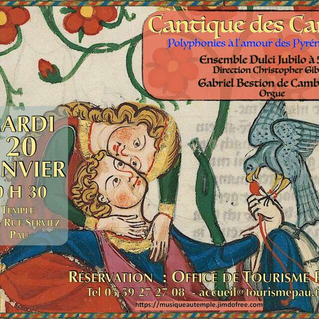 Concert "Cantique des cantiques, polyphonies à l'amour des Pyrénées aux Andes"