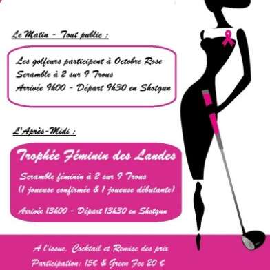 Journée Octobre Rose au golf