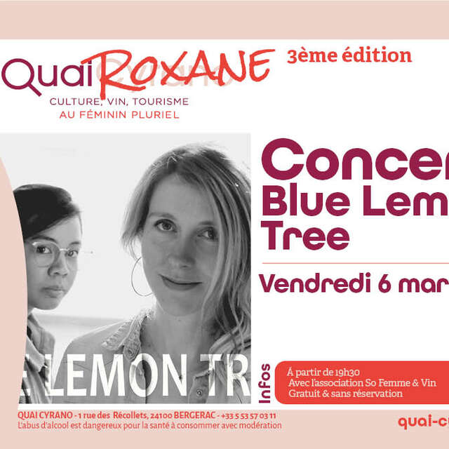 Quai Roxane : concert Blue Lemon Tree