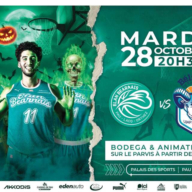 Basket ProB: Elan Béarnais Pau Lacq Orthez Vs Quimper