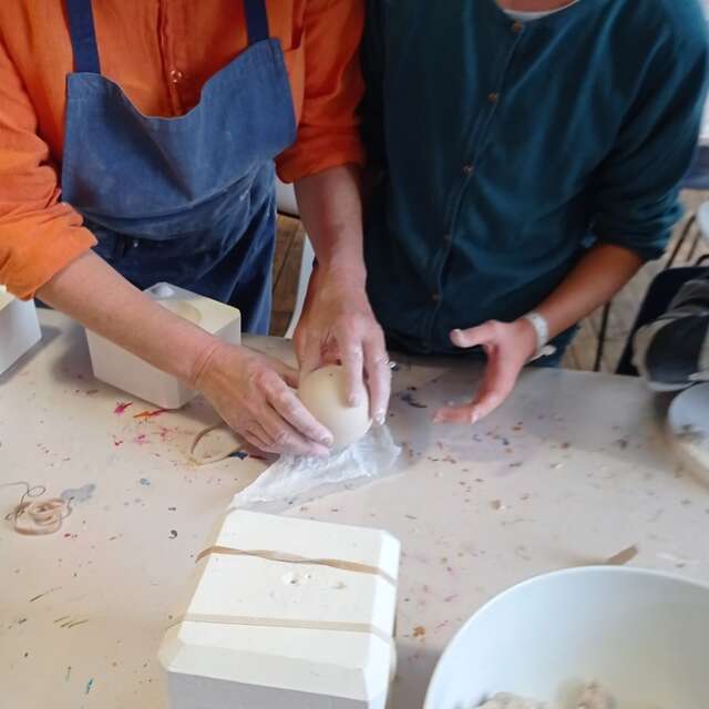 Visite-atelier - Fabriquez votre boule de Noël avec l'artiste Anne Merlet