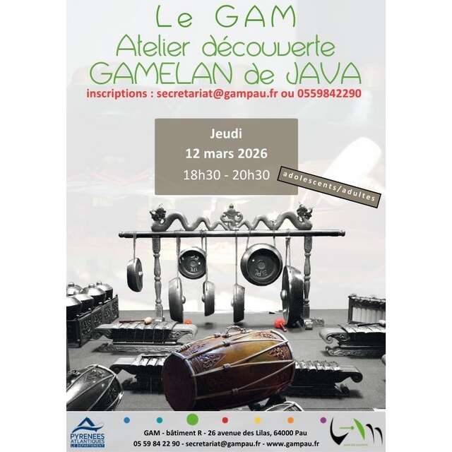 Atelier découverte GAMELAN
