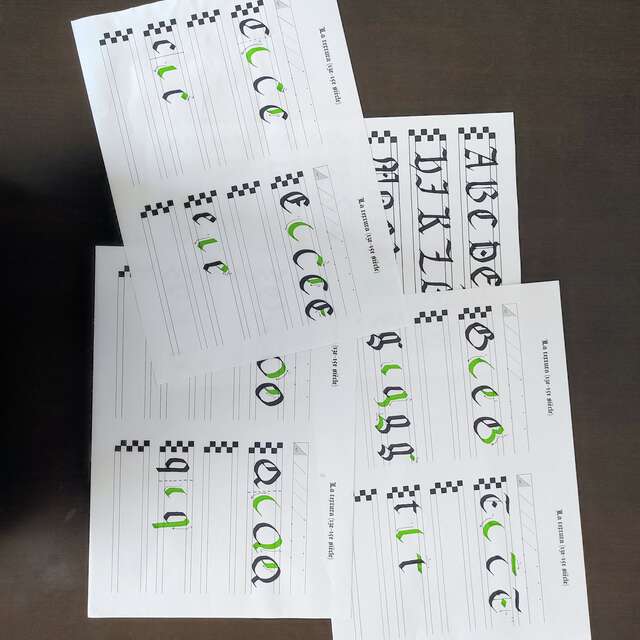 Atelier enluminure