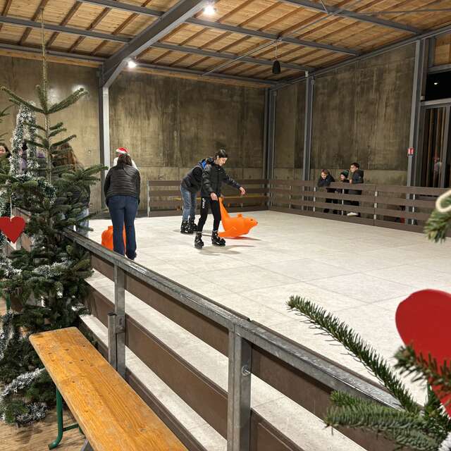 La patinoire de Noël à Saint-Yrieix