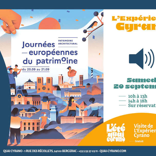 Journées Européennes du Patrimoine : Visite de L’Expérience Cyrano