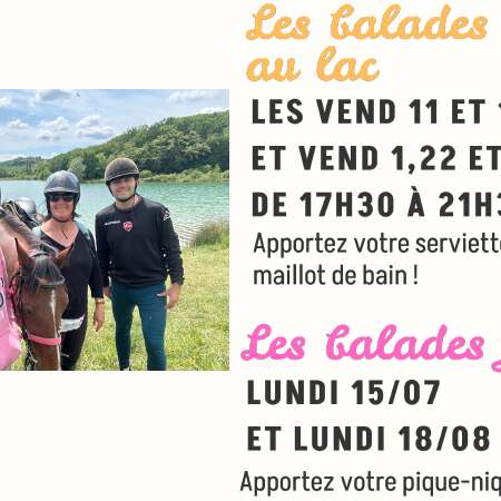 Les balades soirées au lac