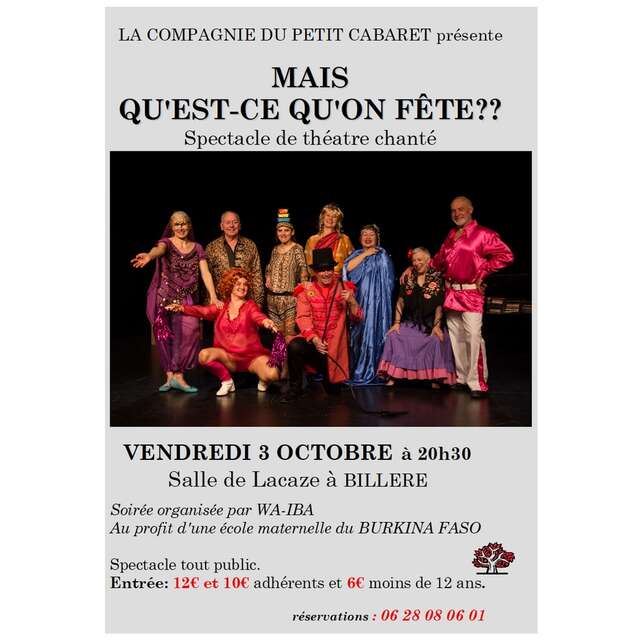 Spectacle "Mais qu'est-ce qu'on fête ??"