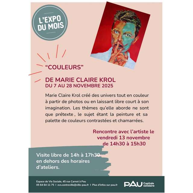 Exposition: "Couleurs" de Marie-Claire Krol