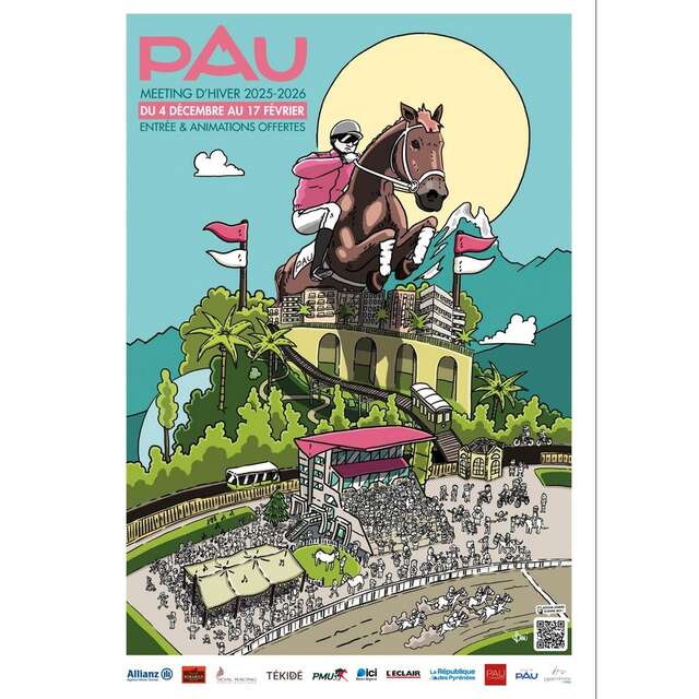 Courses Hippodrome de Pau - Meeting d'Hiver 2025/26