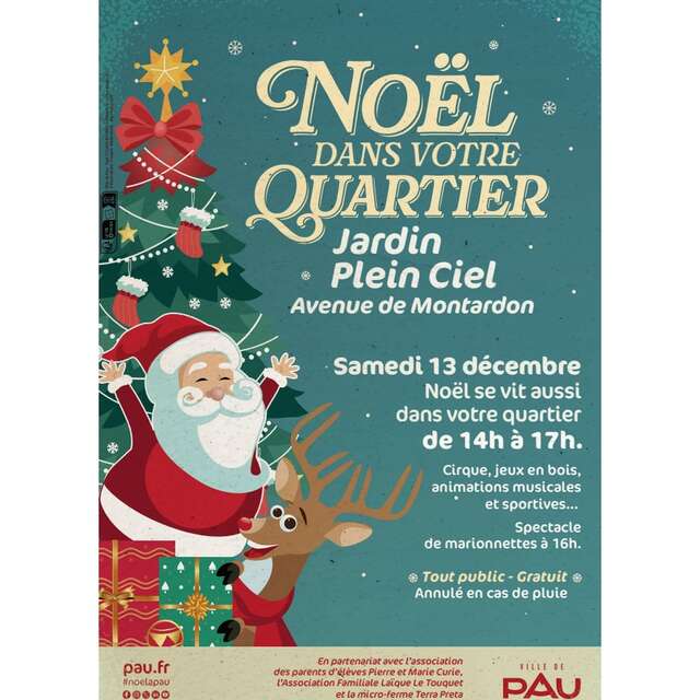 Noël à Pau : Quartier Plein Ciel