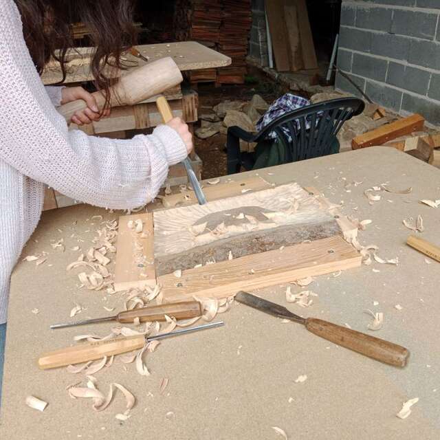 Séverine LECHEVALIER, Sculptrice sur bois