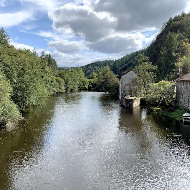 Parcours de pêche à la mouche sur la Vienne du Moulin de l'Artige