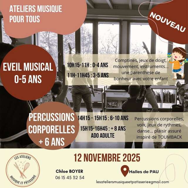 Atelier Eveil Musical 0-5 ans