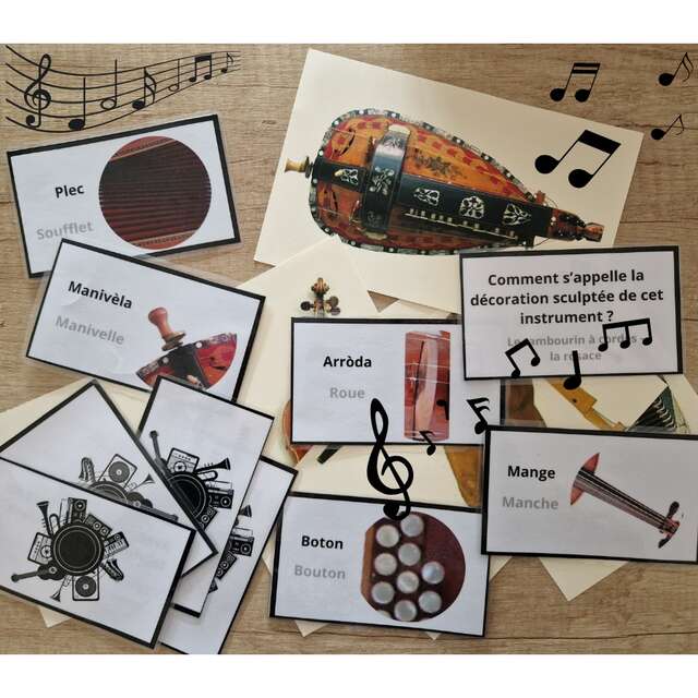 Pim, pam, pet ! Jeux sur les instruments de musique.
