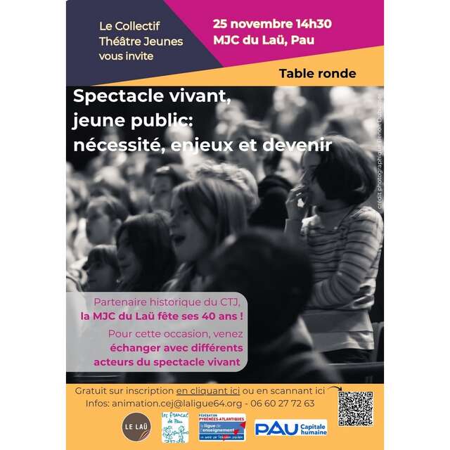 Spectacle vivant, jeune public: nécessité, enjeux et devenir