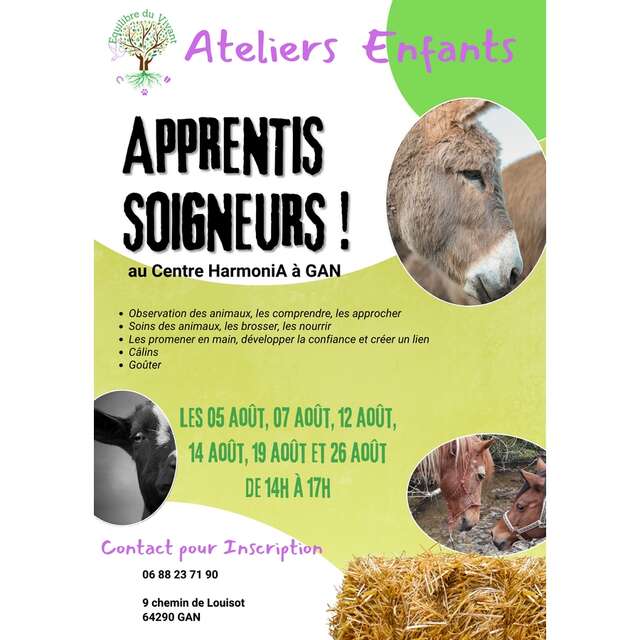 Ateliers Enfants "Apprentis Soigneurs"