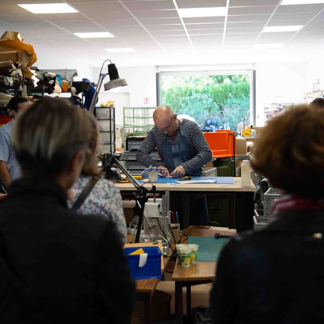 Visite de l'Atelier UNIQUA - Comment fabriquer une basket ? - Journées Européennes des Métiers d'Art