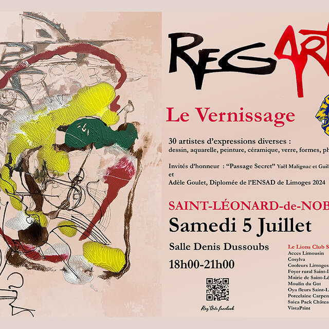 Vernissage de l'exposition Reg'Arts 2025