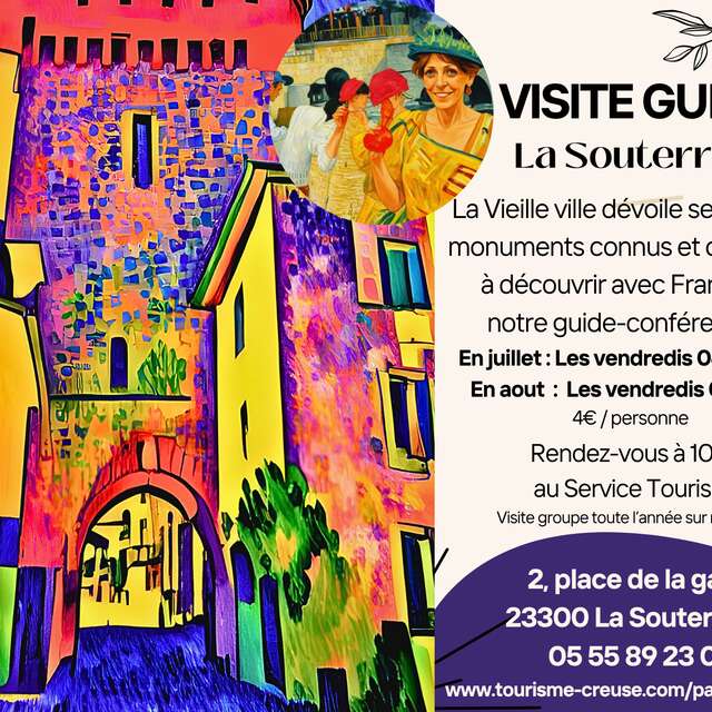 Visite animée de la vieille ville de La Souterraine