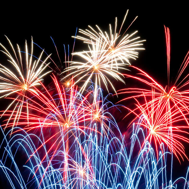 Feu d'artifice à Meuzac