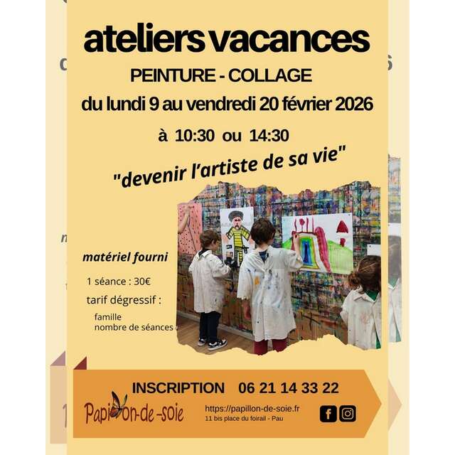 Atelier peinture-collage "Devenir l'artiste de sa vie"