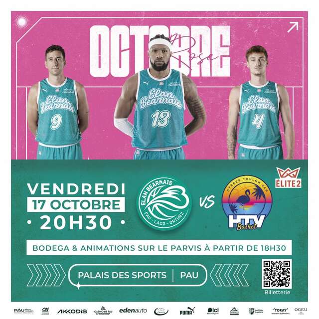 Basket ProB: Elan Béarnais Pau Lacq Orthez Vs Hyères-Toulon