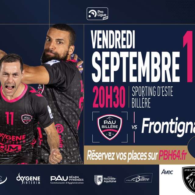 Handball:  Pau Billère Handball Vs Frontignan