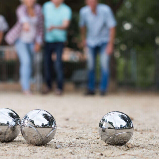 Concours de pétanque