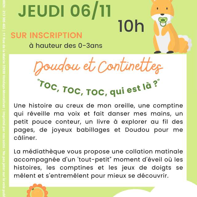 Doudou et continettes