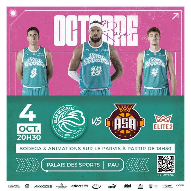 Basket ProB: Elan Béarnais Pau Lacq Orthez Vs Gries-Souffel