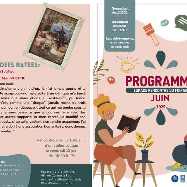 Programme de l'Espace de rencontre du Foirail - Juin 2025