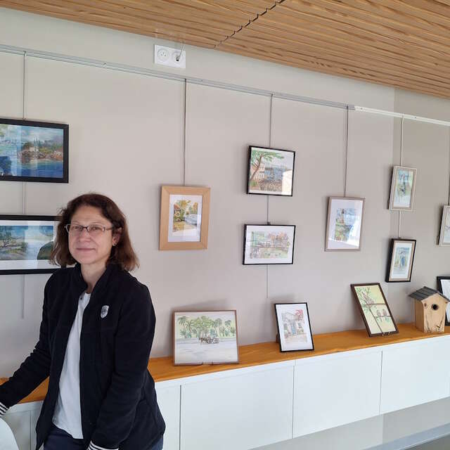 Exposition de peintures - Sonia Lefort, entre trait et couleur