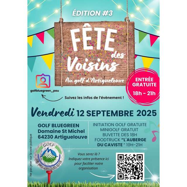 Fête des voisins au Golf Artiguelouve
