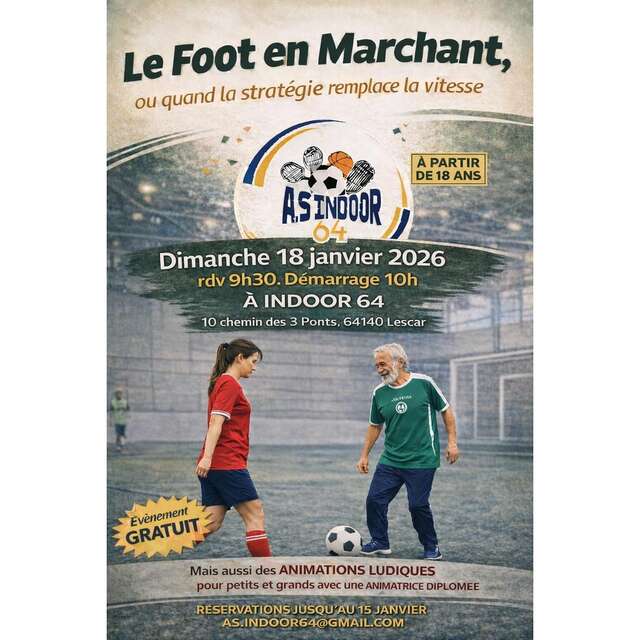 Match initiation découverte foot en marchant