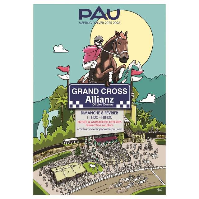 Courses Hippodrome de Pau - Grand Cross Allianz