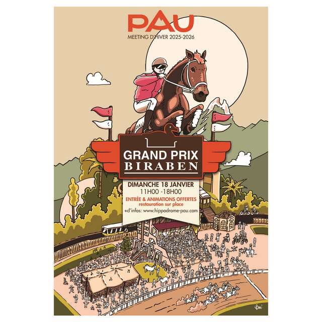 Courses Hippodrome de Pau - Grand Prix Biraben