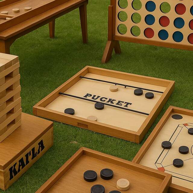Jeux géants en bois