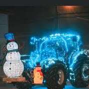 Grand défilé de Tracteurs Lumineux de Noël