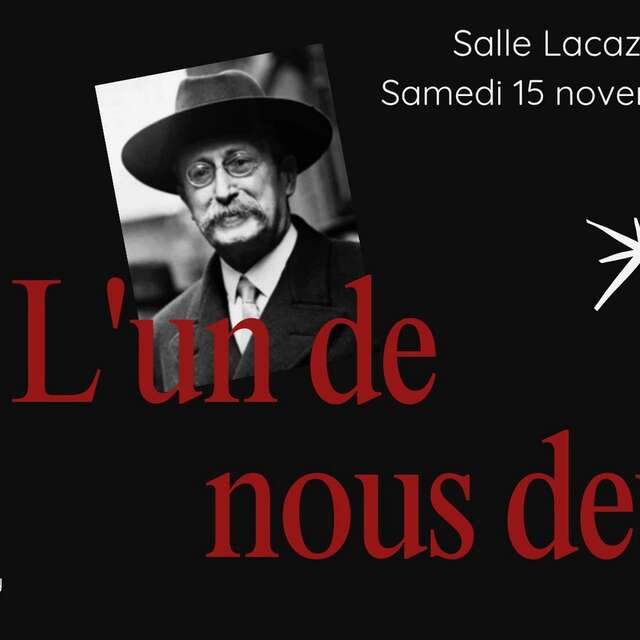 Festival théâtre & histoire : L'un de nous deux